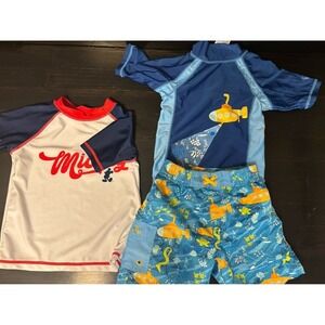 Toddler Boys UV Skinz swim suit Size 3T